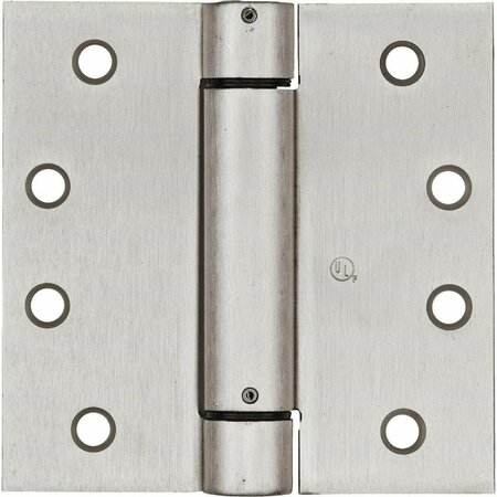 NATIONAL 4 In. Satin Nickel Square Spring Door Hinge N350801